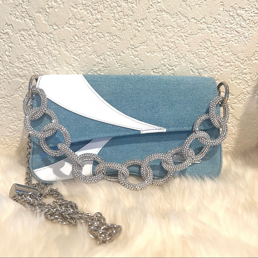 Dior Denim Beauty Clutch to Crossbody Bag and Handbag Rare Find - Picture 1 of 13